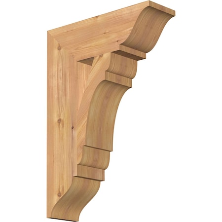 Ekena Millwork Olympic Traditional Smooth Bracket, Western Red Cedar, 5 1/2"W x 18"D x 26"H BKT06X18X26OLY01SWR